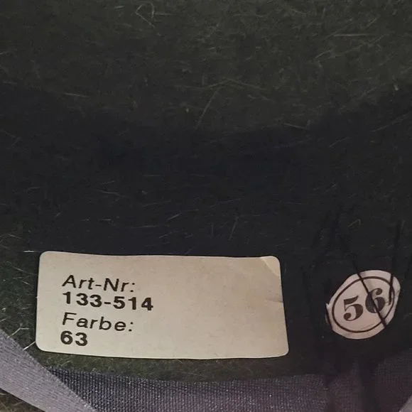 Capo Green Wool Hat size 7 MED - Picture 11 of 12